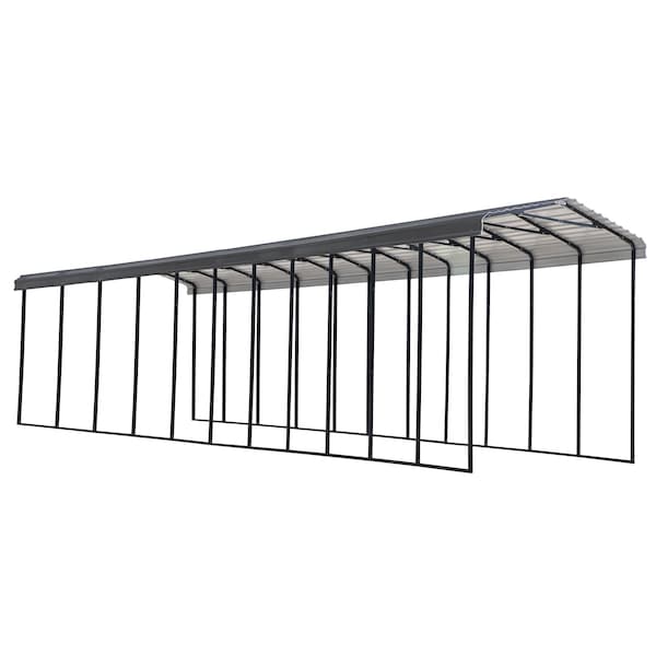 Arrow Carport, 14x51x14, Charcoal